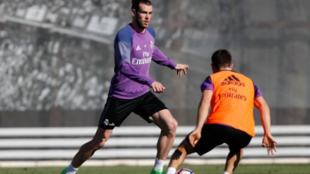 Gareth Bale se entrena en Valdebebas