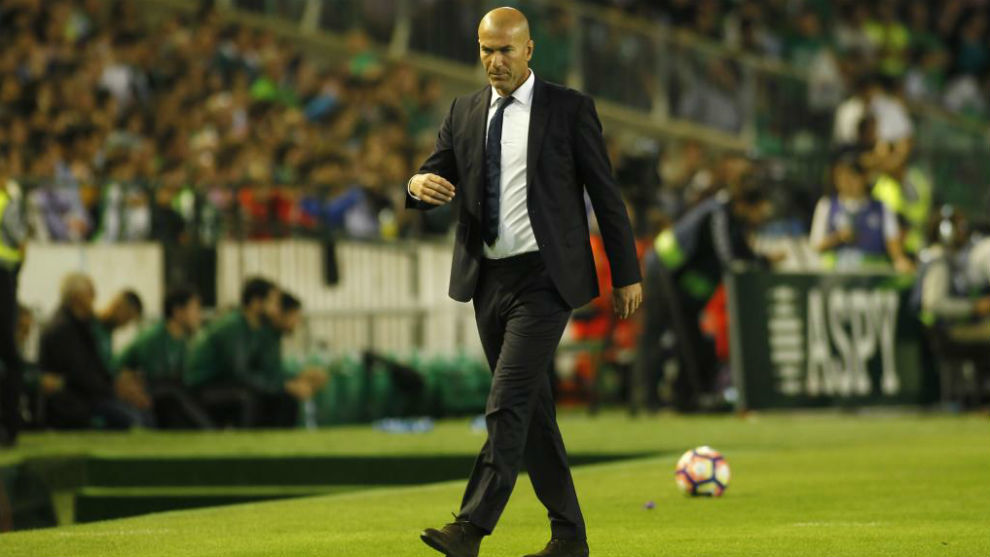 Zidane ante el Betis en el Villamarn