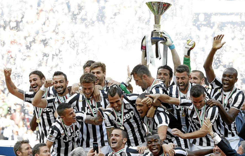 La Juventus celebra la Serie A.