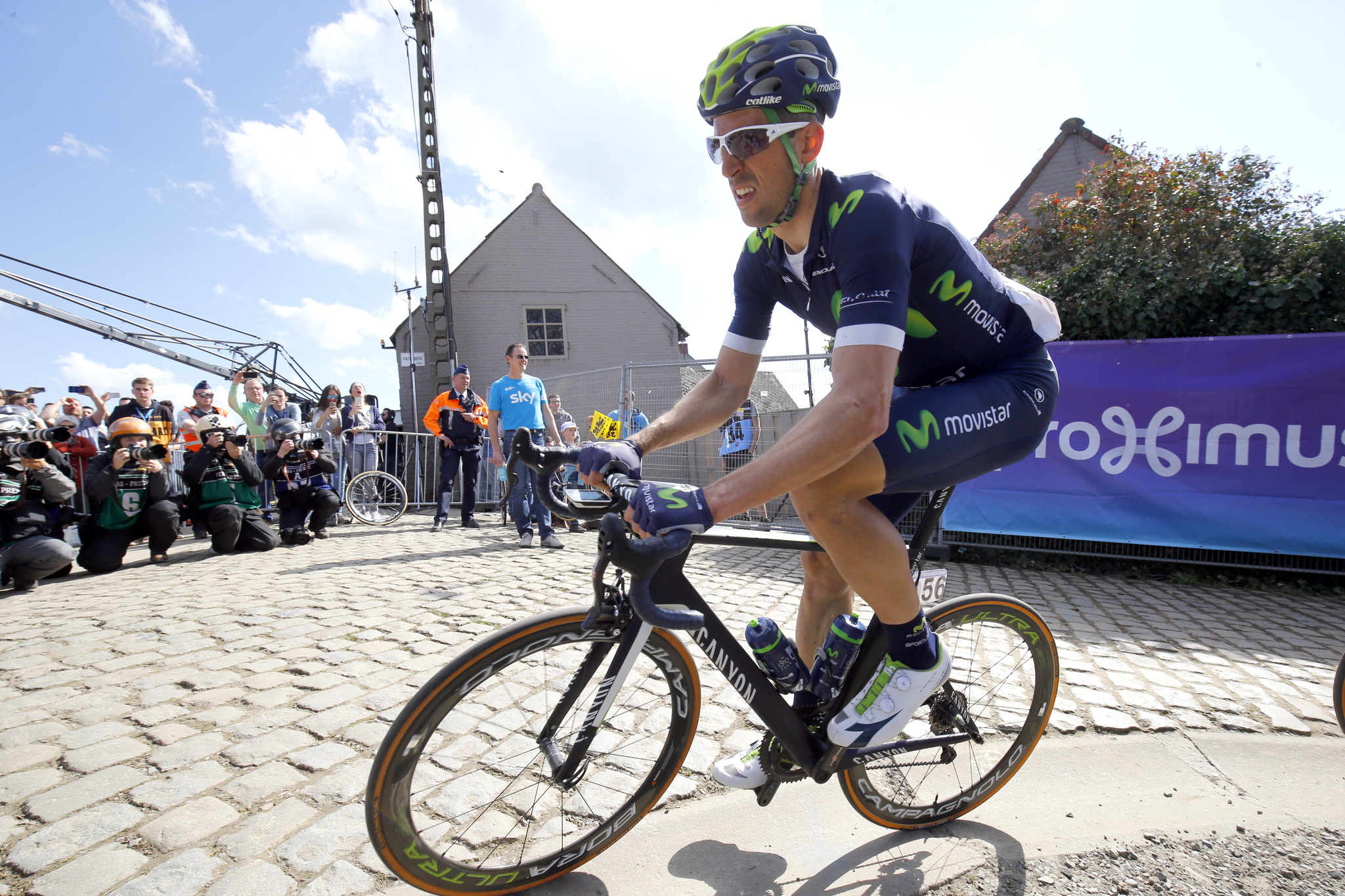 Imanol Erviti (33), el ao pasado en el Tour de Flandes.