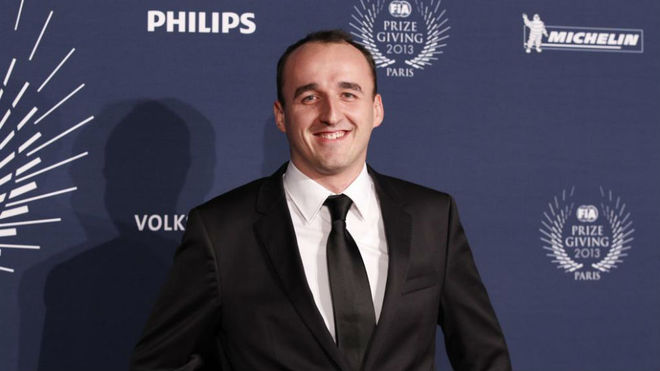 El ex piloto polaco Robert Kubica, en los Premios de la FIA de 2013.