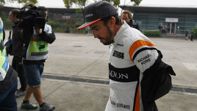 Fernando Alonso, despus de los libres