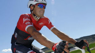 Alberto Contador durante la Vuelta al Pas Vasco.