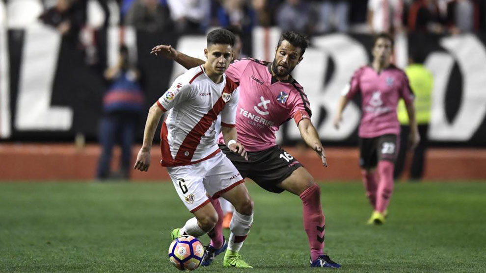 Alex Moreno durante el partido contra el Tenerife