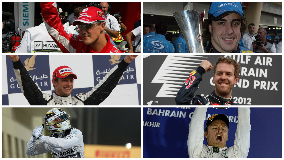 &apos;Schumi&apos;, Alonso, Button, Vettel, Hamilton y Rosberg, los que ganaron...