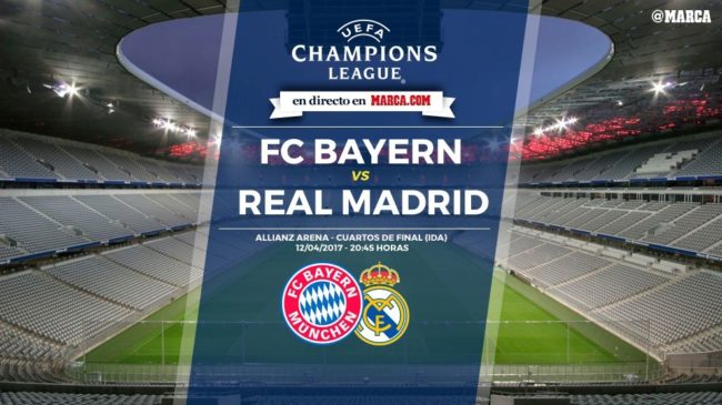 Bayern Múnich vs Real Madrid en directo