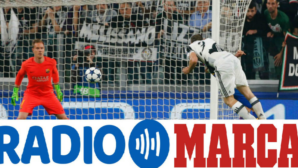 El tercer gol de la Juventus, obra de Giorgio Chiellini