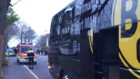 El autobs del Borussia Dortmund contra el que explotaron tres...