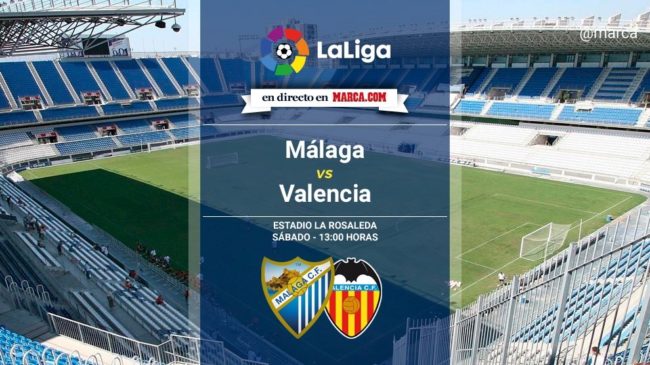 Málaga vs Valencia en directo