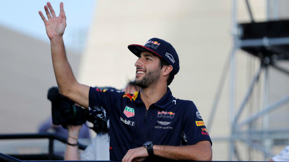 Daniel Ricciardo, en el pasado GP de Bahrin