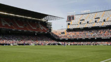 Imagen de Mestalla en el partido ante el Levante de la Liga Iberdrola