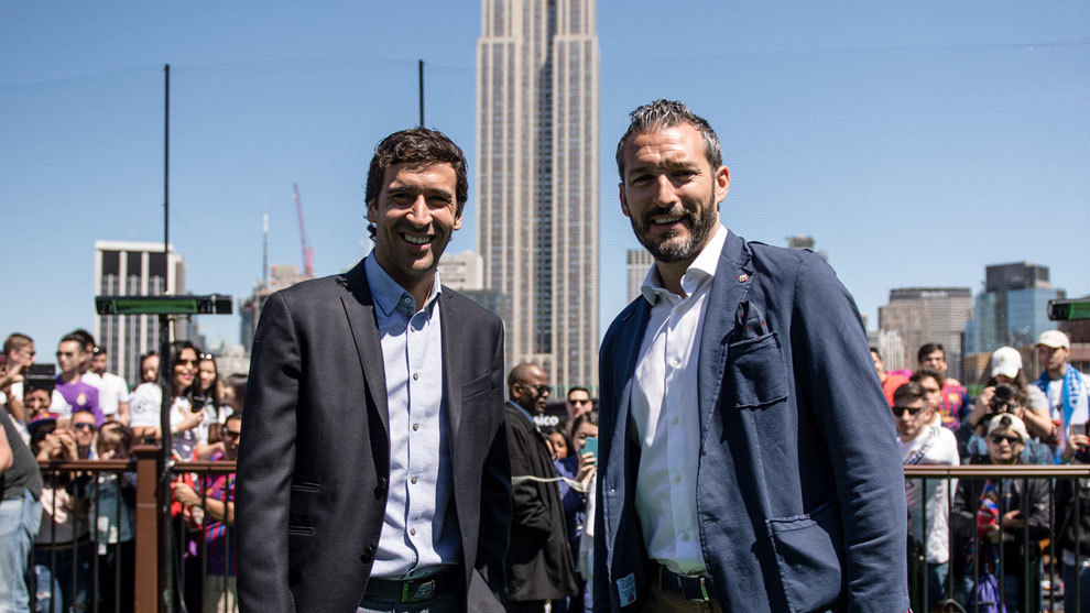 Raul and Zambrotta in New York