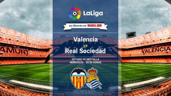 Valencia vs Real Sociedad en directo