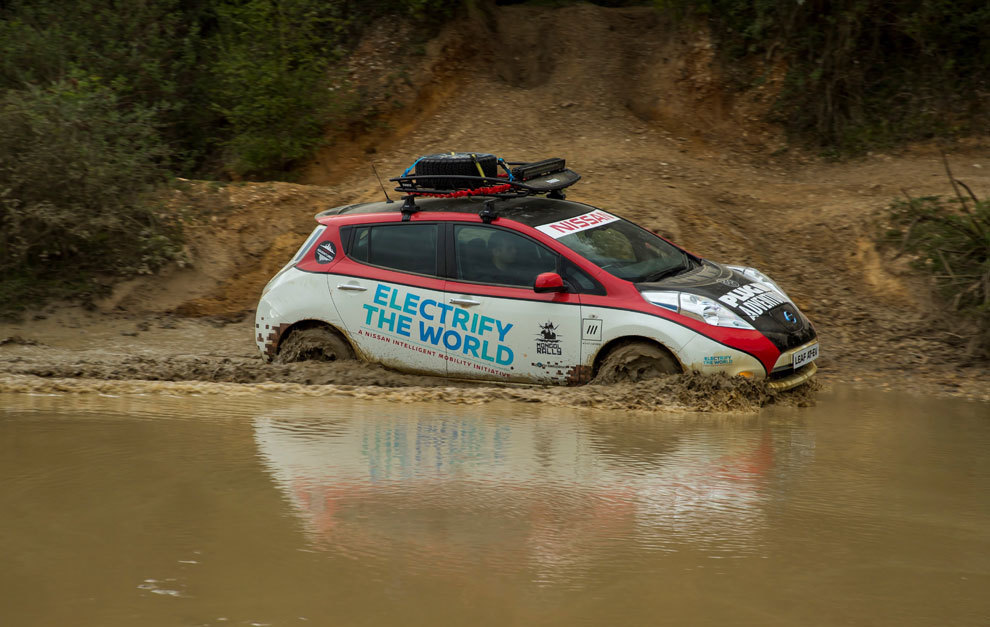 El Nissan LEAF se atrever con los 16.000 kilmetros del Mongol Rally