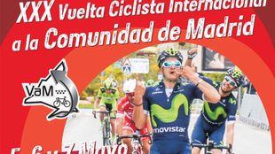Cartel promocional de la Vuelta a Madrid 2017.