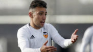 Munir durante un entrenamiento del Valencia.