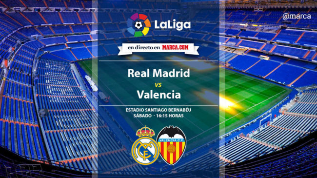 Real Madrid vs Valencia en directo