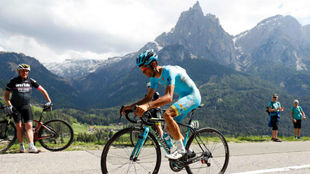 Michele Scarponi en el Giro de Italia del ao pasado.