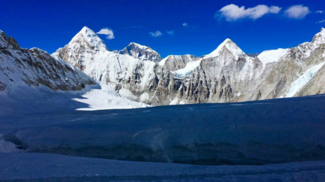 Una imagen del Everest.