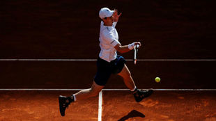 Andy Murray durante su partido ante Marius Copil en Madrid.
