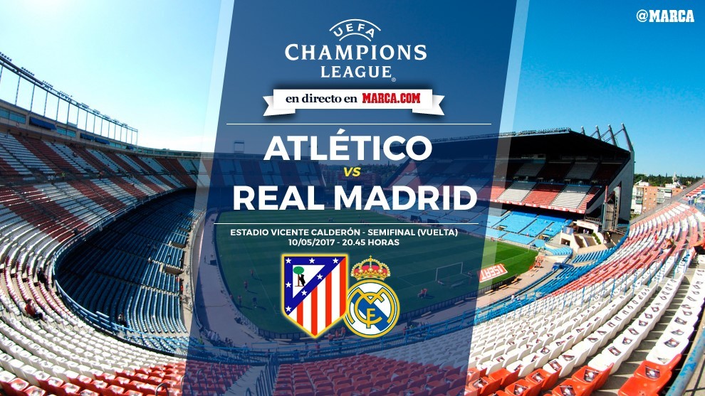 Atlético de Madrid vs Real Madrid en directo