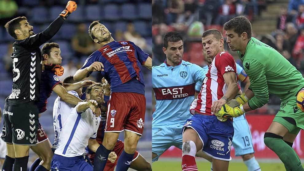 Huesca-Tenerife y Levante-Girona son los dos partidos ms atractivos...