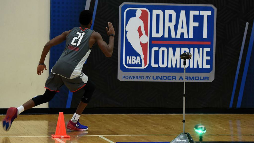 Terrance Ferguson durante el actual NBA Draft Combine