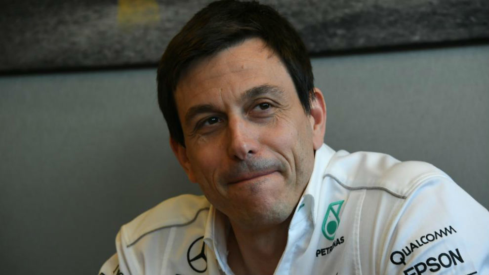 Wolff, director ejecutivo de Mercedes, en una entrevista con MARCA