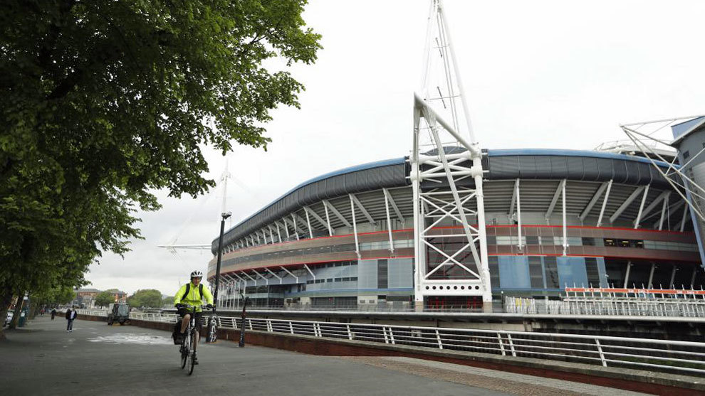 El Estadio Nacional de Gales, en Cardiff, donde se disputar la final...