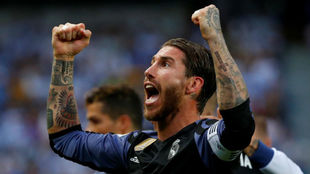 Ramos celebra la Liga