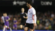 Dani Parejo, durante un partido de esta temporada en Mestalla-