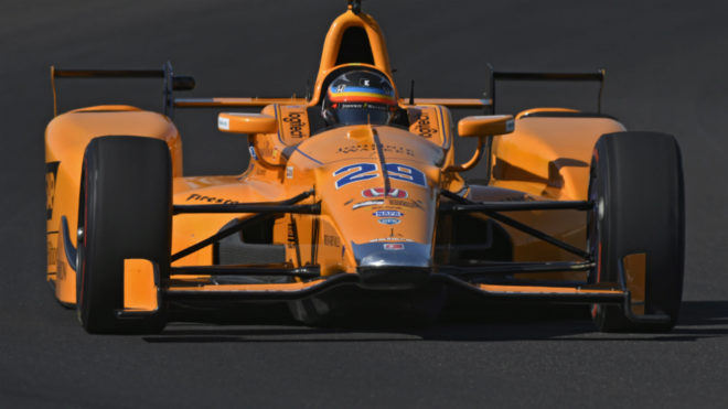 Alonso, en el Indianapolis Motor Speedway.