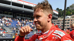 Sebastian Vettel, al acabar los entrenamientos libres