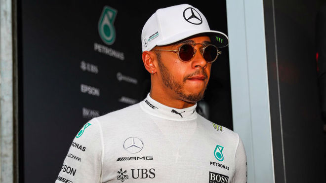 Lewis Hamilton, tras la sesin de calificacin de Mnaco.