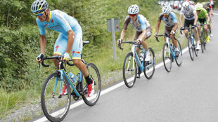 Luis Len Snchez en la Vuelta a Espaa del pasado ao.