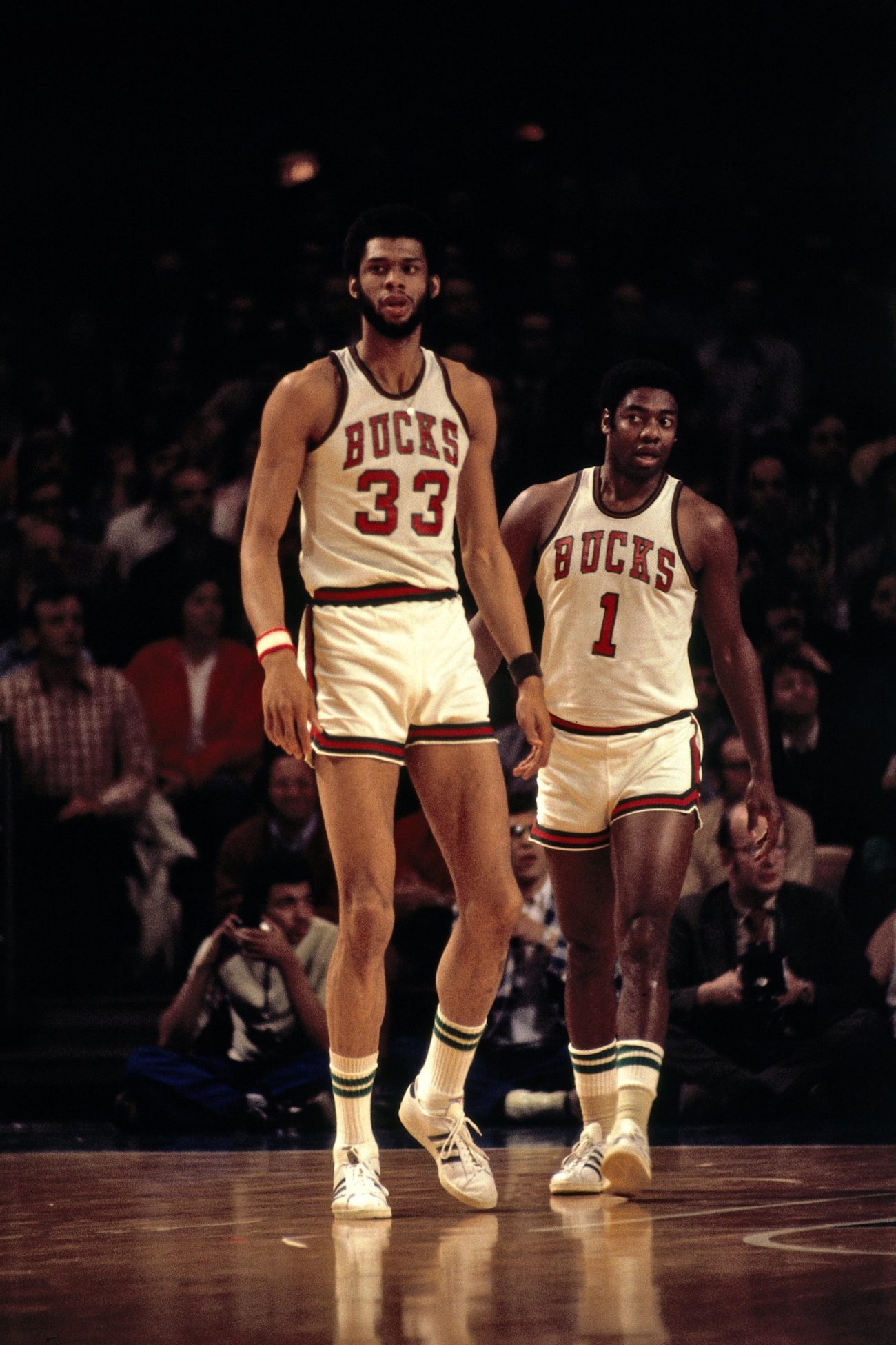 Oscar Robertson y Kareem Abdul-Jabbar (Milwaukee Bucks)