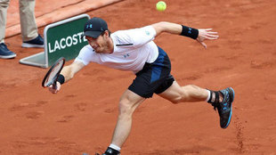 Murray, durante un partido de Roland Garros