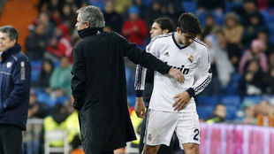 Mourinho y Morata en el Real Madrid