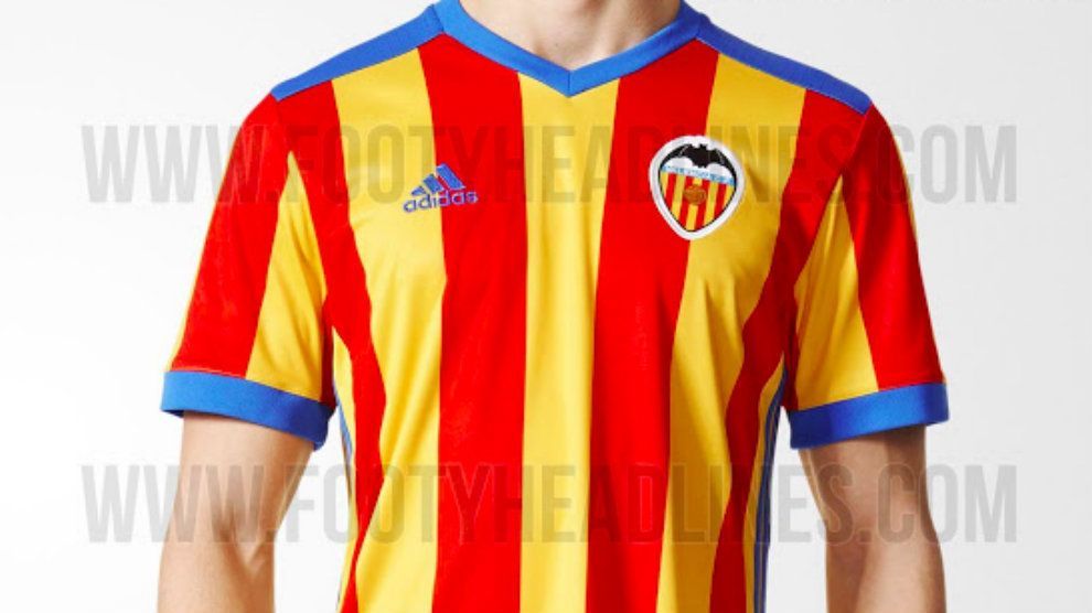 Criatura En Ceder Filtran la nueva camiseta de la senyera del Valencia | Marca.com