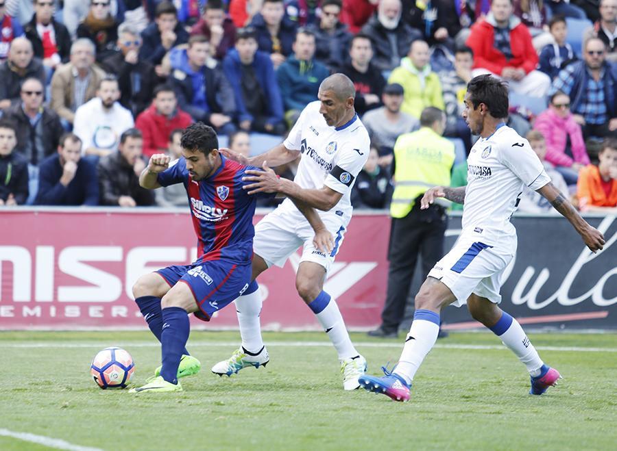 Huesca y Getafe empataron sin goles en su encuentro de liga
