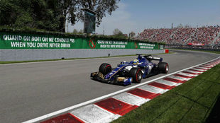 Marcus Ericsson, en el Gran Premio de Canad
