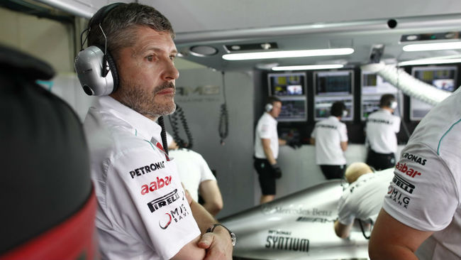 Nick Fry, cuando era director ejecutivo de Mercedes AMG F1.