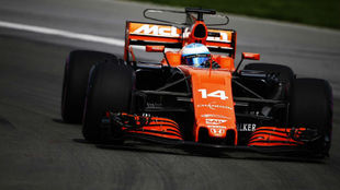 Fernando Alonso en el Gran Premio de Canad