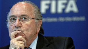 Blatter, en una imagen de archivo