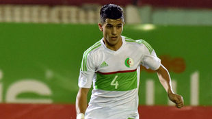 Youcef Attal, en el partido entre Argelia y Togo del 11 de junio de...