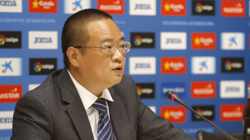 Chen Yansheng, presidente del Espanyol.