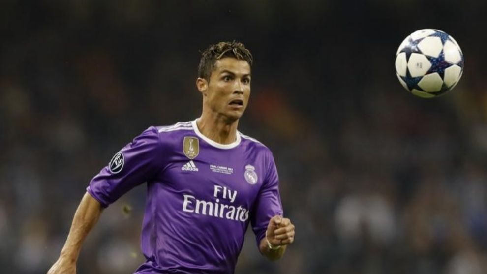 Cristiano Ronaldo con la camiseta del Real Madrid