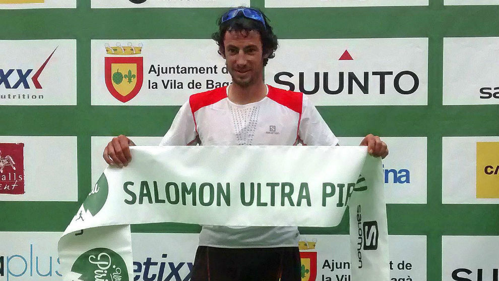 Kilian Jornet, ganador de Ultra Pirineu en 2015.