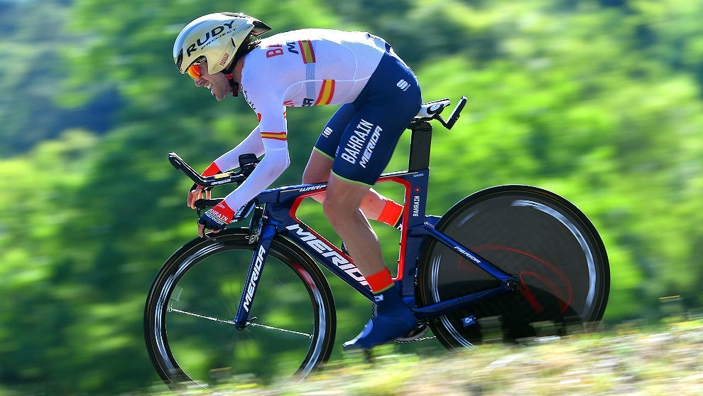 Ion Izagirre, el domingo pasado en la Vuelta a Suiza.
