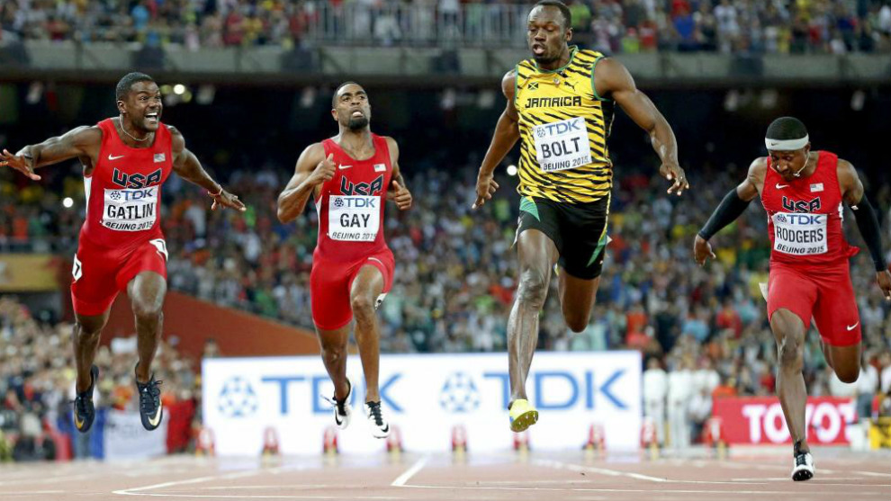 Triunfo de Bolt en Pekn (2015)